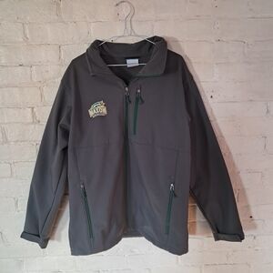 George Mason University Patriots Columbia Men's Large Ascender Softshell Jacket